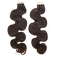 Extensiones de Pelo 100% Humano Liso Ondulado con Cinta Adhesiva