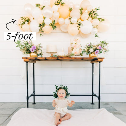 Neutral Boho Balloon Garland Kit | Blush White Sand Pearl DIY Arch