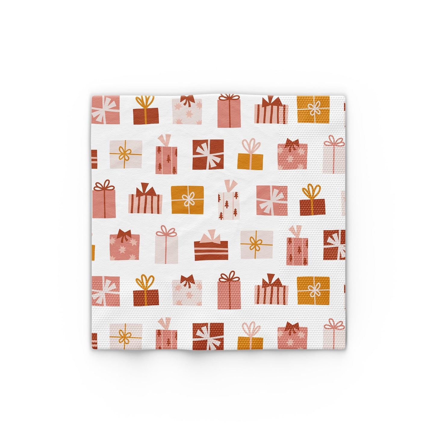 Servilletas con Icono de Regalo de Navidad