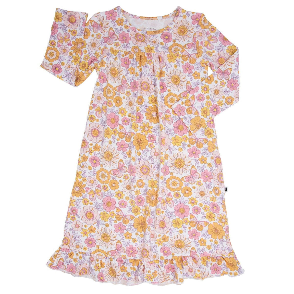 Vestido Boho con Flores Retro Vintage