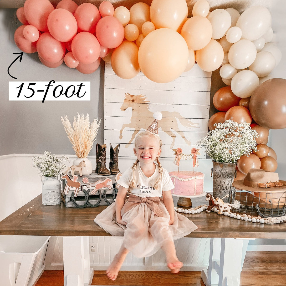 Kit de guirnalda de globos Moody Boho | Arco DIY Malva Mate Melocotón Mocha