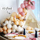 Kit de guirnalda de globos Moody Boho | Arco DIY Malva Mate Melocotón Mocha