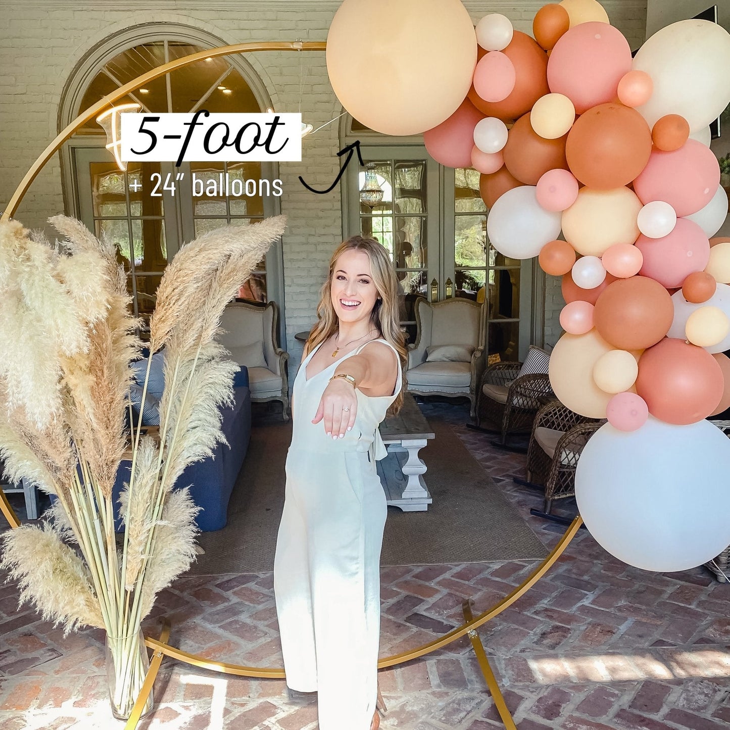 Kit de guirnalda de globos Moody Boho | Arco DIY Malva Mate Melocotón Mocha