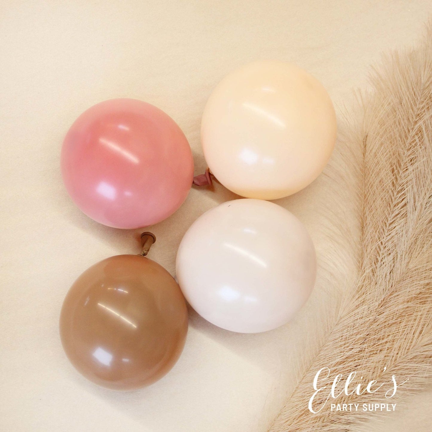 Kit de guirnalda de globos Moody Boho | Arco DIY Malva Mate Melocotón Mocha