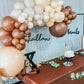 Kit de guirnalda de globos Boho natural y neutro – Rubor y moca