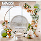 Boho Safari Balloon Garland Kit | Sage Green White Gold DIY Arch