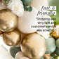 Boho Safari Balloon Garland Kit | Sage Green, Gold and Linen
