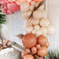 Kit de guirnalda de globos Moody Boho | Arco DIY Malva Mate Melocotón Mocha