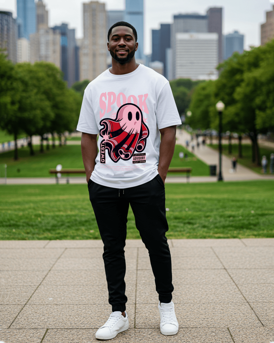 G West Boo But Not Scary Oversized Men's T-Shirt