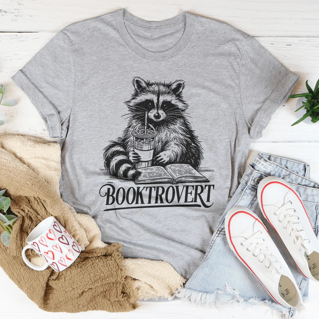 Introvert Reader Humor Top – "Booktrovert" Definition Graphic T-Shirt
