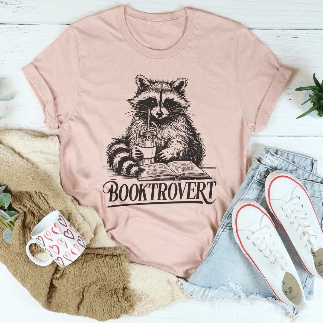 Introvert Reader Humor Top – "Booktrovert" Definition Graphic T-Shirt