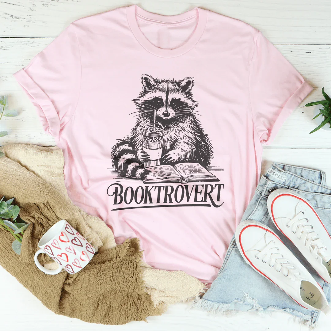 Introvert Reader Humor Top – "Booktrovert" Definition Graphic T-Shirt