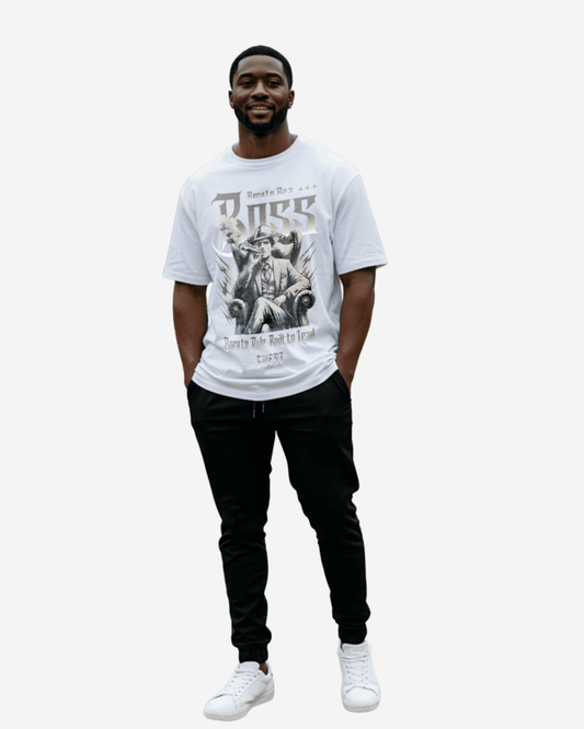 Camiseta extragrande G West Boss para hombre