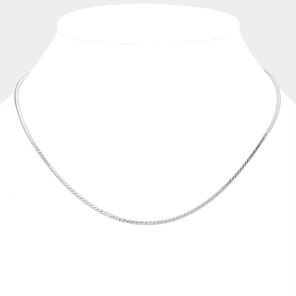 Brass Metal Chain Necklace