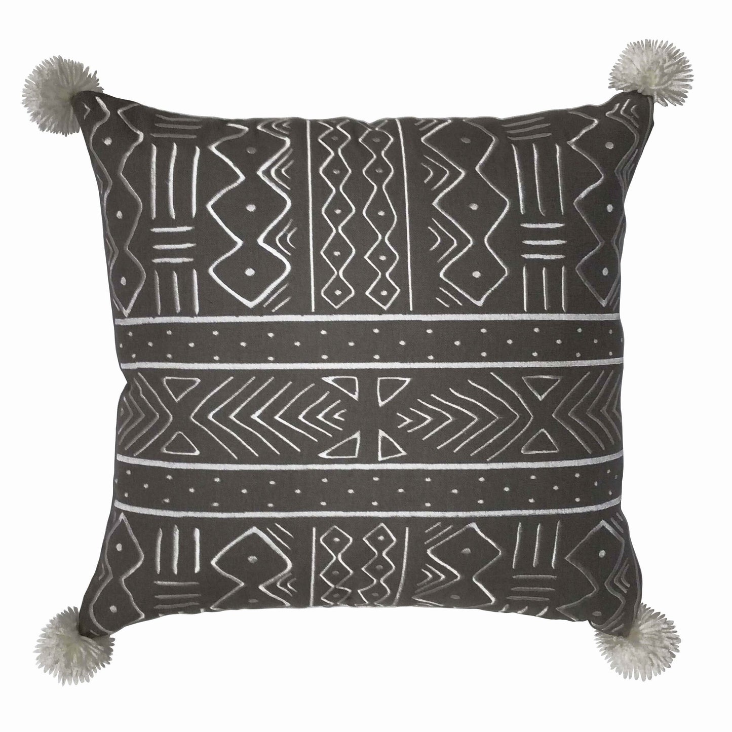Brooklyn Flat Brooklyn Flat Kata Embroidered Decorative Pillow
