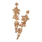 Women's Bubble Stone Cluster Dangle Evening Earrings