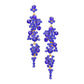 Women's Bubble Stone Cluster Dangle Evening Earrings