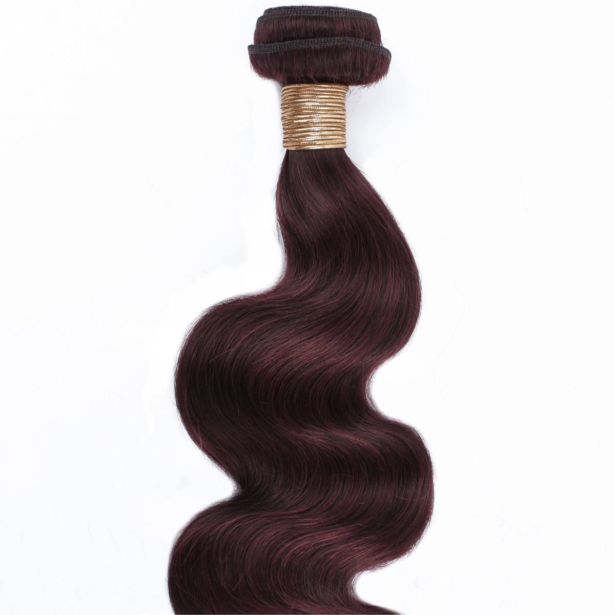 Paquetes de pelo 100% humano color borgoña Body Wave