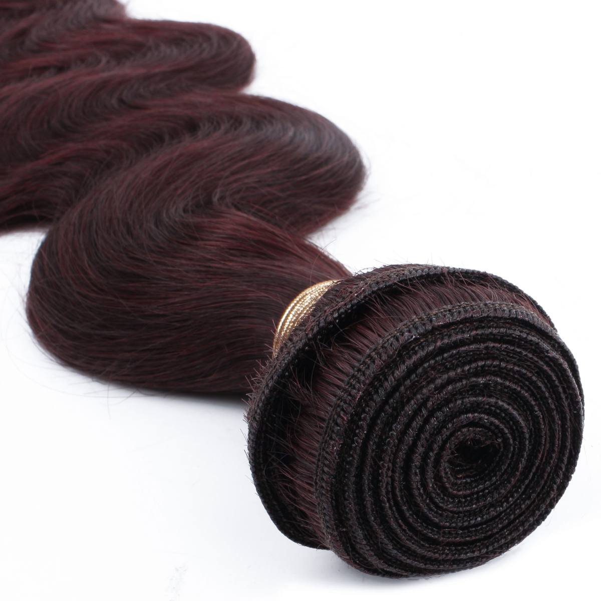 Paquetes de pelo 100% humano color borgoña Body Wave
