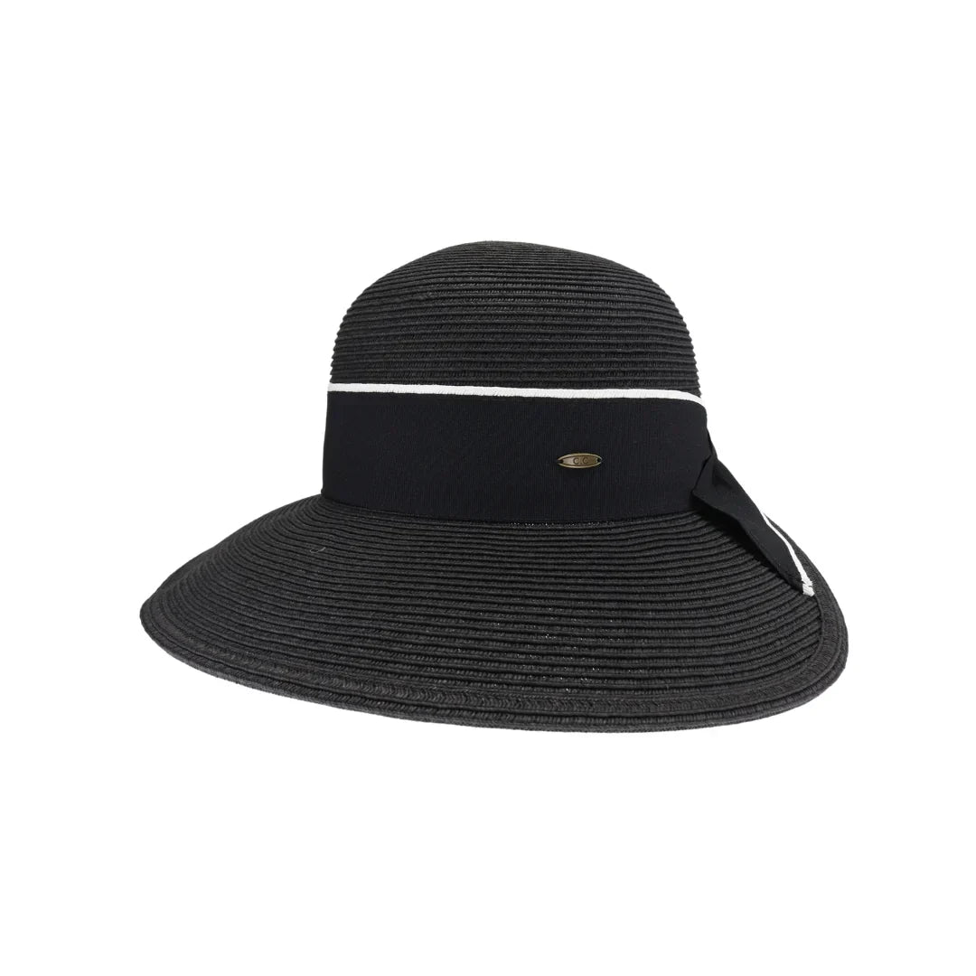 Butterfly Split Bow Back C.C Brim hat