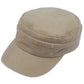 C.C Convertible Denim Army Zipper Cap Sun Visor
