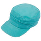 C.C Convertible Denim Army Zipper Cap Sun Visor