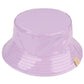 C.C Kids Shiny Reflective Enamel Rain Bucket Hat