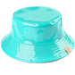 C.C Kids Shiny Reflective Enamel Rain Bucket Hat