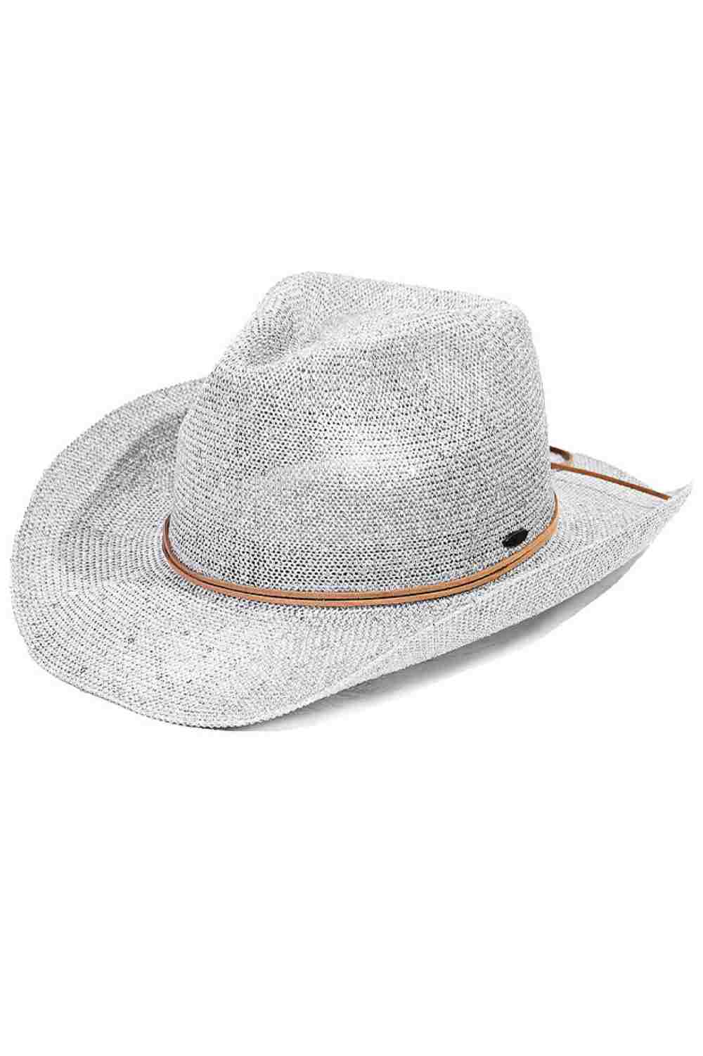 C.C Kids Suede String Band Sequin Cowboy Hat