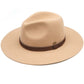 C.C Women's Wool Felt Brim Hat Panama