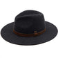 C.C Women's Wool Felt Brim Hat Panama