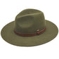 C.C Women's Wool Felt Brim Hat Panama