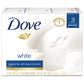 Dove Beauty Bar Limpiador suave para piel hidratante para el cuidado suave de la piel original hecho con 1/4 crema hidratante 3.17 oz 3 barras