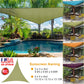 Toldo de Vela para Patio, Toldo de Sombra, Toldo de Camping, Vela de Toldos, Refugio Solar, Cubierta Triangular para Patio de Juegos de Guardería al Aire Libre