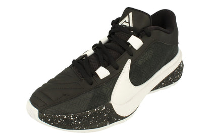 Zapatillas de baloncesto Nike Giannis Freak 5 para hombre (DX4985-003 Negro/Platino puro/Blanco) Talla 10.5