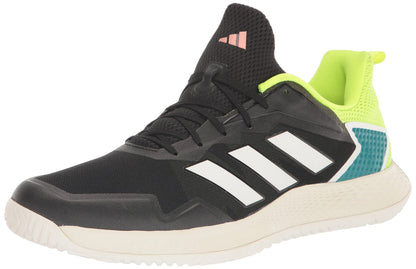 adidas Mens Defiant Speed Sneaker Core Black/White/Lucid Lemon 9