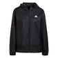 adidas womens Logo Running Windbreaker Black/White X-Small US