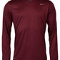 Nike Mens Dry Anti-Odor Dri-Fit Long Sleeve Shirt Cardinal X-Large