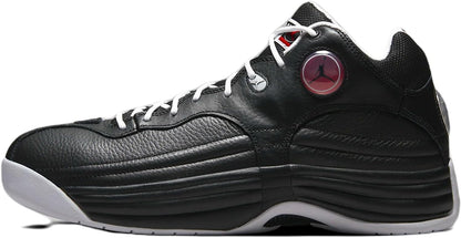 Zapatillas de baloncesto Jordan Jumpman Team I de Nike para hombre, color negro/blanco/rojo universitario, talla 12 M EE. UU.