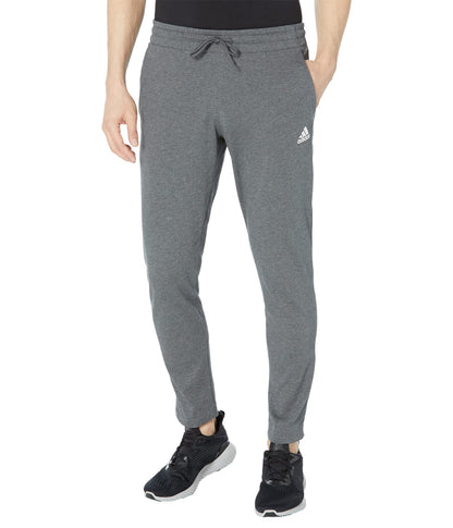 adidas Pantalón de Hombre Essentials Single Jersey Tapered Open Hem Gris Oscuro Jaspeado 3X-Large/Alto