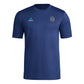 adidas Mens Short Sleeve Pre-Game T-Shirt Team Navy Blue/Philadelphia Union 3X-Large