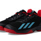 adidas Courtflash Tennis Shoe Black/Preloved Blue/Better Scarlet 13.5 US Unisex Little Kid