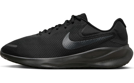 Zapatillas de running de carretera para hombre Nike Revolution 7 (extra anchas) (FB8501-001 Negro/Negro apagado) Talla 10