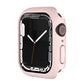 SOLOLUP Compatible con la funda para Apple Watch de 41 mm, carcasa rígida de PC, marco protector antiarañazos para Apple Watch Series 8, para Apple Watch Series 7, rosa