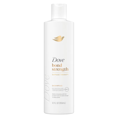 Champú Dove Bond Strength para Cabello Químicamente Dañado con Tecnología Bio-Protein Care y Peptide Complex 12 fl oz
