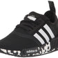 adidas Originals NMD_R1s Sneaker Core Black/Core Black/FTWR White (Refined) 7 US Unisex Big Kid