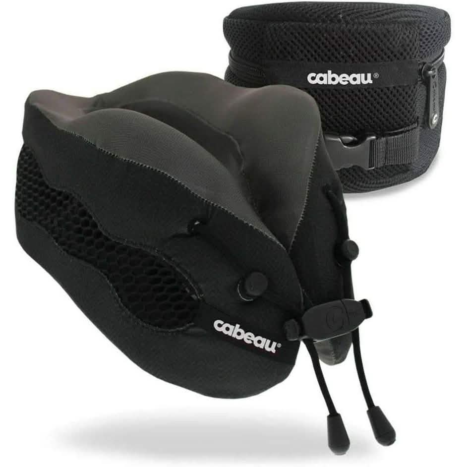 Almohada de viaje de espuma viscoelástica Cabeau Evolution Cool