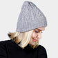 Cable Knit Cuff Beanie Hat