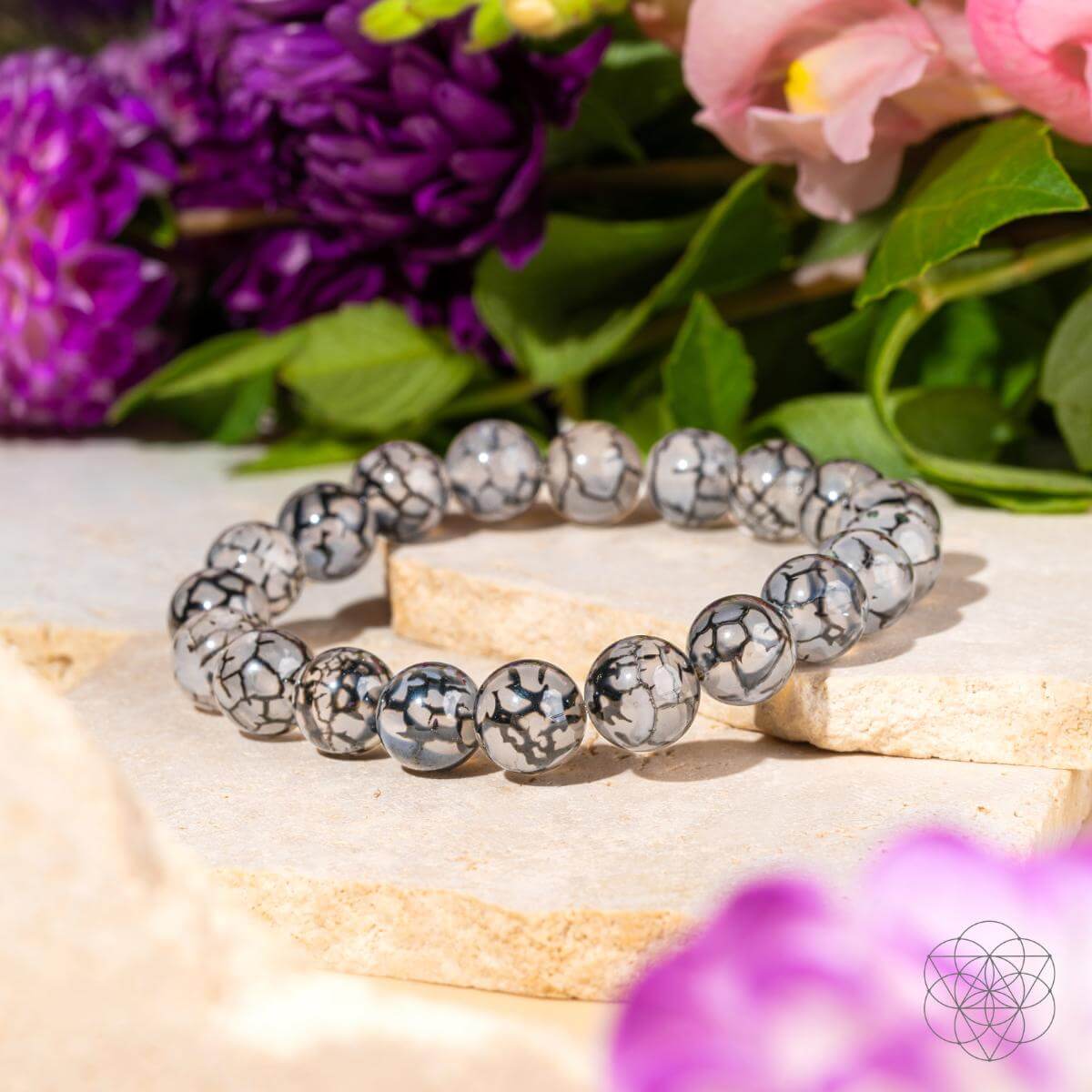 Calma en el Caos - Pulsera de Ágata de Río