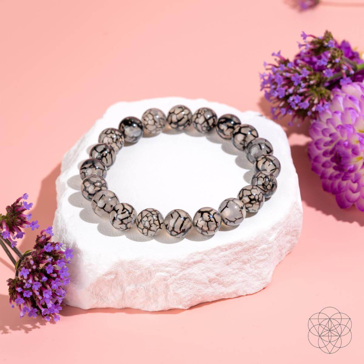 Calma en el Caos - Pulsera de Ágata de Río